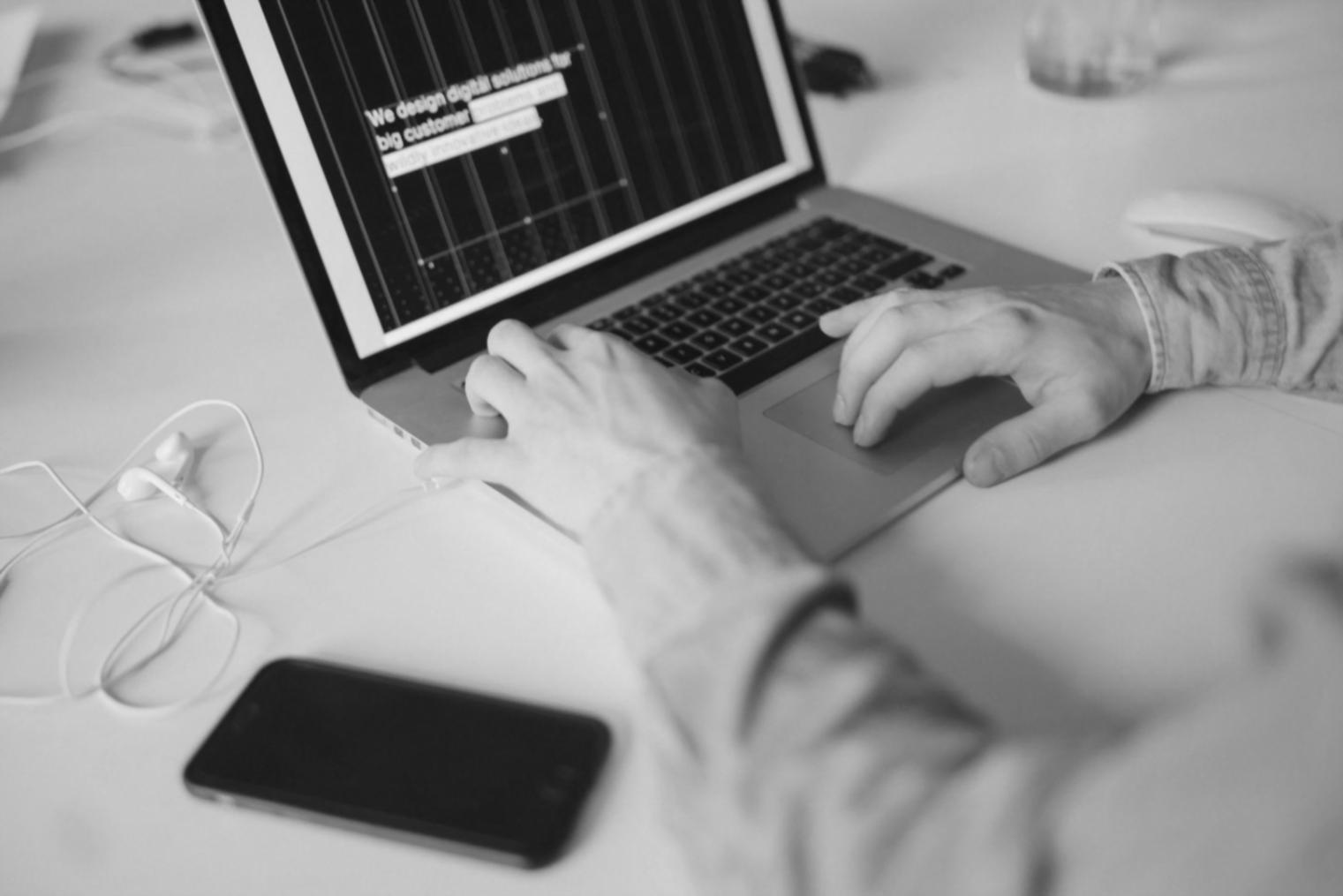 Diverse group working on financial technology solutions